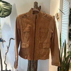 Lucky brand collection leather moto jacket